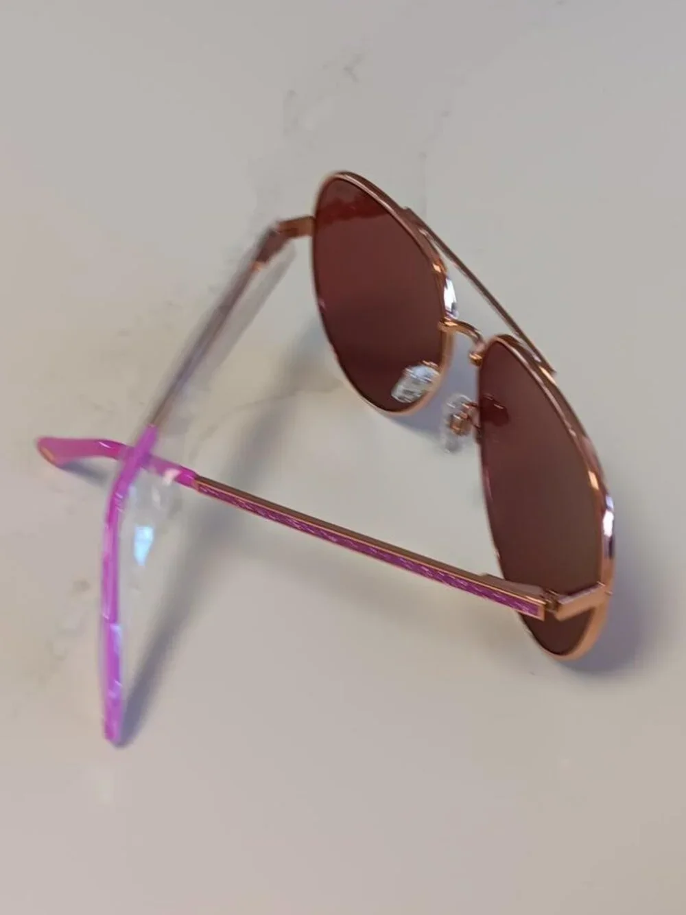 STEVE MADDEN Sunglasses Aviators Pink NEW
